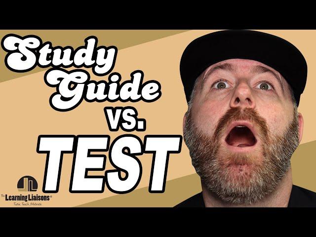 My study guides look nothing like the test?