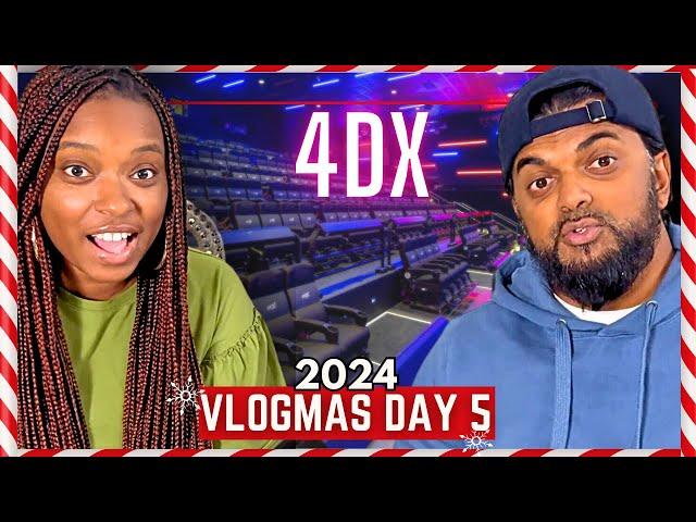 First time watching 4DX Movie! | Day 5 Vlogmas 2024 