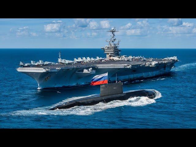 A Russian Submarine SURFACES NEXT TO a US Aircraft Carrier, Then THIS Happened...