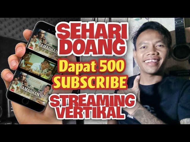 Streaming Youtube Sehari BISA DAPAT 500 SUBSCRIBER cuma pake OBS Studio Streming Youtube Vertikal