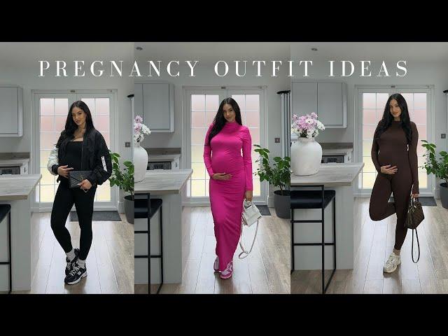 Pregnancy Outfits - Naked Wardrobe & OhPolly & Finesse | Yasmine Hahn