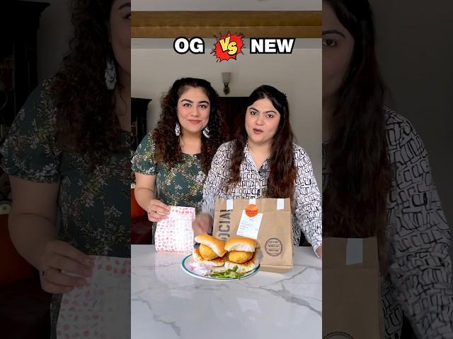 OG vs NEW Vada Pav style! Which one will win? @TheThakurSisters #foodshorts #indianfood #shorts