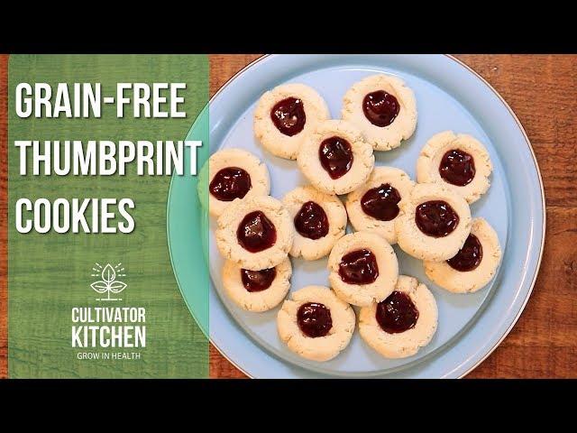 Grain-Free Thumbprint Cookies | Vegan & Gluten-free