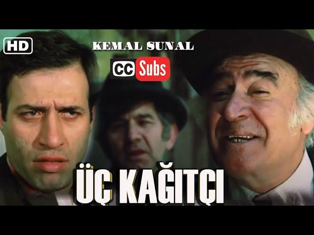 Üç Kağıtçı Türk Filmi | FULL | KEMAL SUNAL | Subtitled | Turkis Movie |