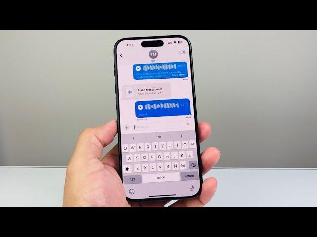 How to Send Voice Message on iPhone