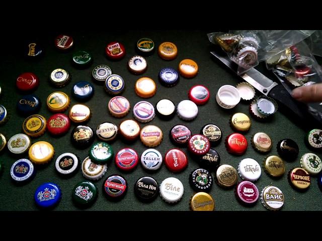 Super purchase for 300 hryvnia | Old Ukrainian and Russian corks from beer | Crown cap collection