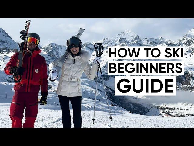 How to Ski: Beginners Guide to Wearing a Helmet, Holding Poles, Wearing and Holding Skis