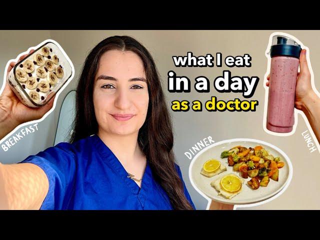 What I Eat in a Day as a UK Doctor (healthy and realistic meals)