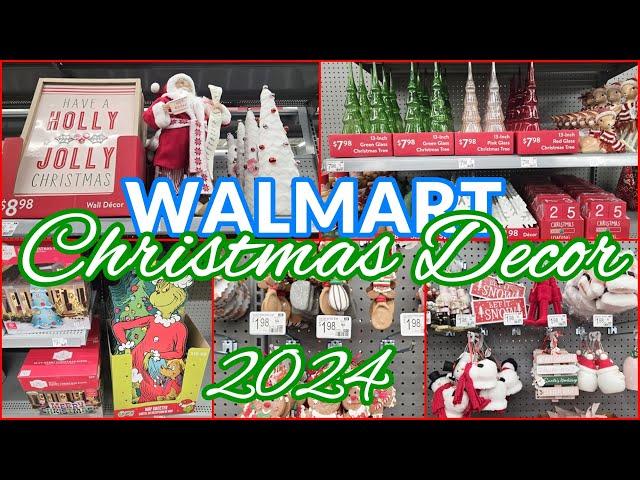 WALMART CHRISTMAS DECOR 2024 SHOP WITH ME