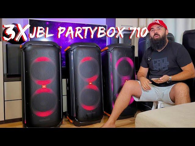 3x JBL Partybox 710 Loudness Test!!!