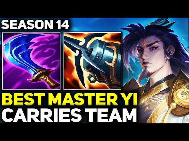 RANK 1 BEST MASTER YI IN THE WORLD CARRIES HIS TEAM! | League of Legends