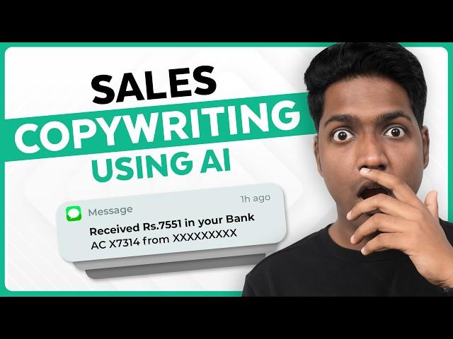 Sales Copywriting Tutorial for Beginners - Step-by-step Guide with AI