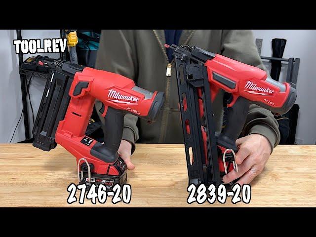 Milwaukee GEN II 15 Ga and 18 Ga Cordless Nailers