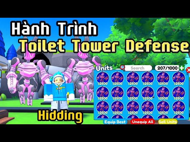 ToiletTowerDefense - Hidding trở lại game kỹ năng. #hidding #toilettowerdefense #bloxfruits