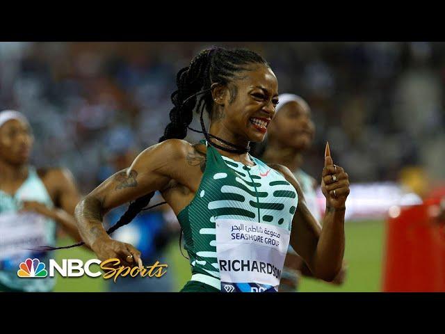 Sha'Carri Richardson is back with a vengeance - grinds up 100m field in Diamond League opener