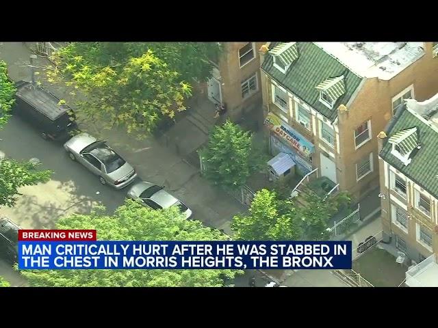 One person critically injured in stabbing in front of daycare in the Bronx