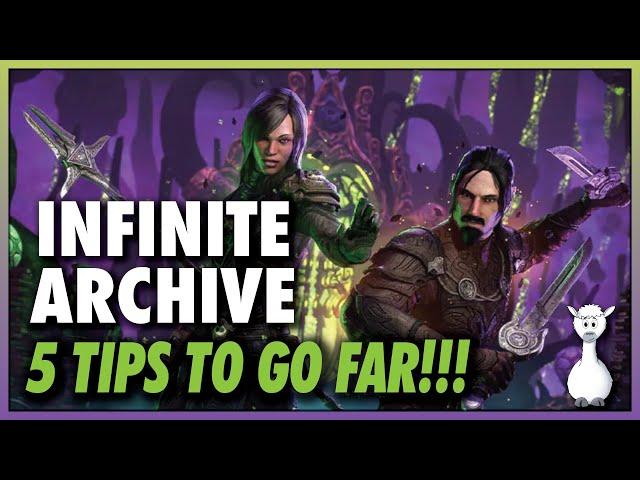  5 Important Tips to GO FAR in the Infinite Archive! | Update 40 Guide | ESO