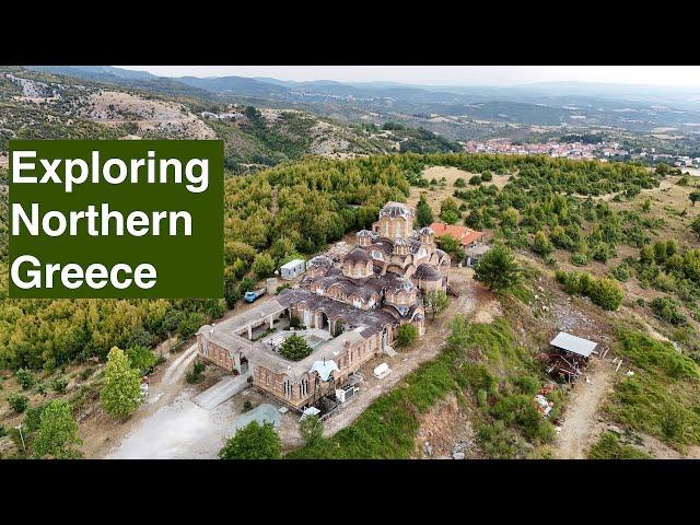 Exploring Northern Greece. Monasteries and mountain towns. DJI Mini 4 Pro, GoPro Hero 10 footage.