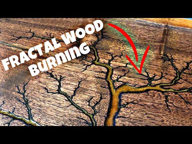 HOW I TURN $10 WOOD INTO $200 ART Fractal Wood Burning