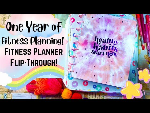  A YEAR OF FITNESS PLANNING  | FITNESS PLANNER FLIP THROUGH