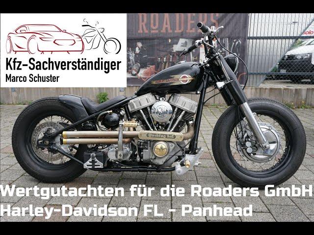 Wertgutachten Harley-Davidson Panhead. Kfz-Gutachter München - Sachverständigenbüro Marco Schuster