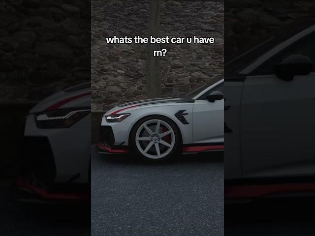 whats the best car you have rn?