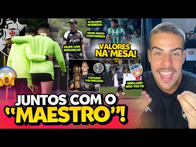 PAYET E COUTINHO PODEM JOGAR LADO A LADO COM FELIPE NO COMANDO I VASCO MIRA NOME DE R$ 24.8 MILHÕES!