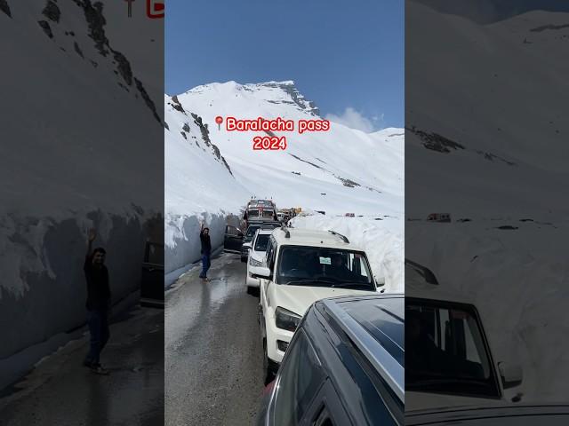 Baralacha pass 2024 | #scorpion #manalilehhighway #snow #baralachapass