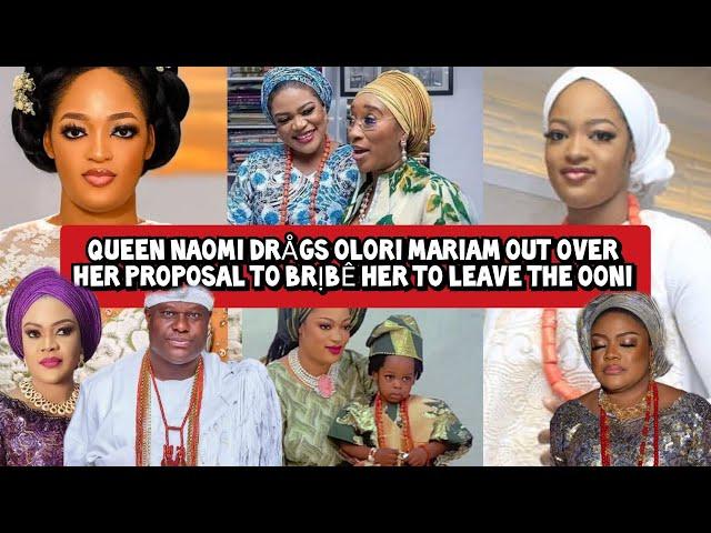 Queen Naomi Drågs Mariam Out over her Proposal to Brịbê her to leave the Ooni