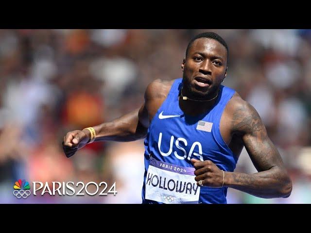 Grant Holloway seizes control of the field in Round 1 of 110m hurdles | Paris Olympics | NBC Sports