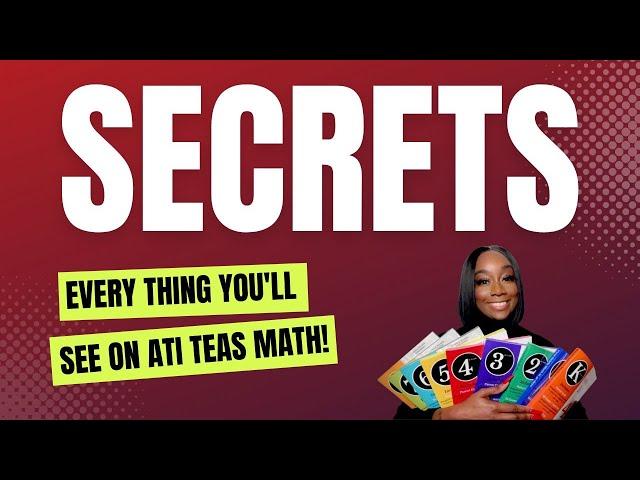 TEAS exam prep 2023: Everything you'll see on the math!