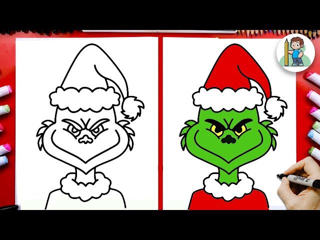 How To Draw The Grinch: Step-by-Step Easy Tutorial!