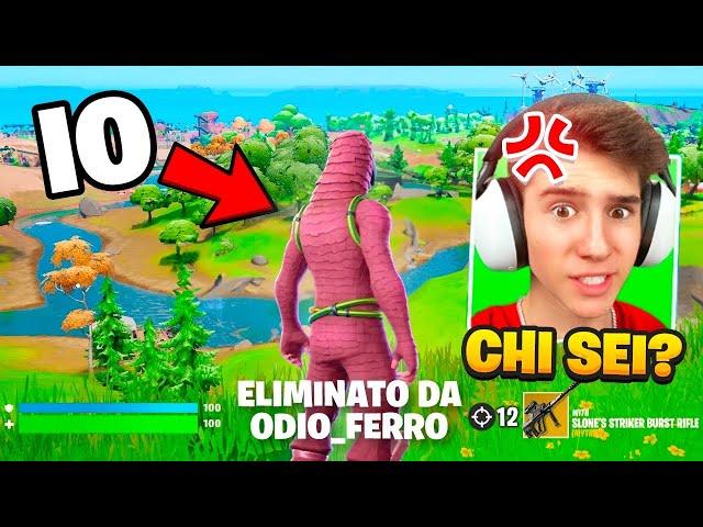 Lo STREAMSNIPERO con un ACCOUNT SEGRETO Mentre è in LIVE! Fortnite