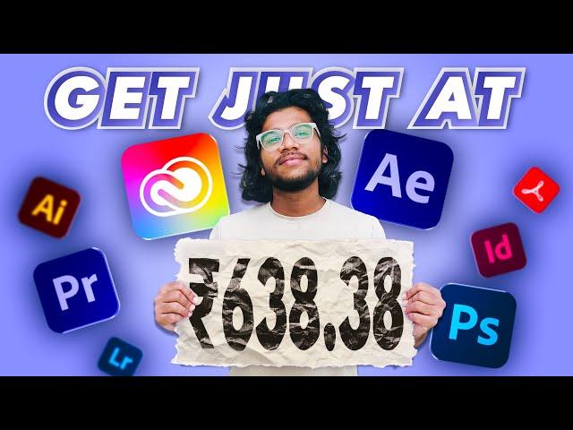 Get All Adobe Apps for Just ₹600 on Student Discount Tutorial