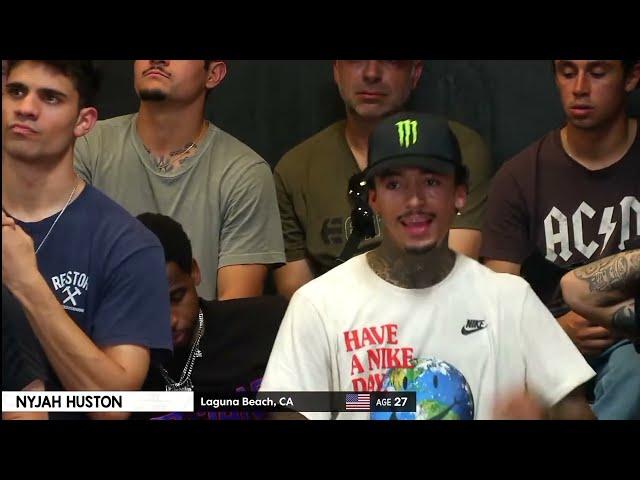 NYJAH HUSTON FAILS !! ALL RUN ATTEMPTS TAMPA PRO 2022