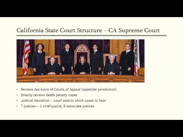 California state courts