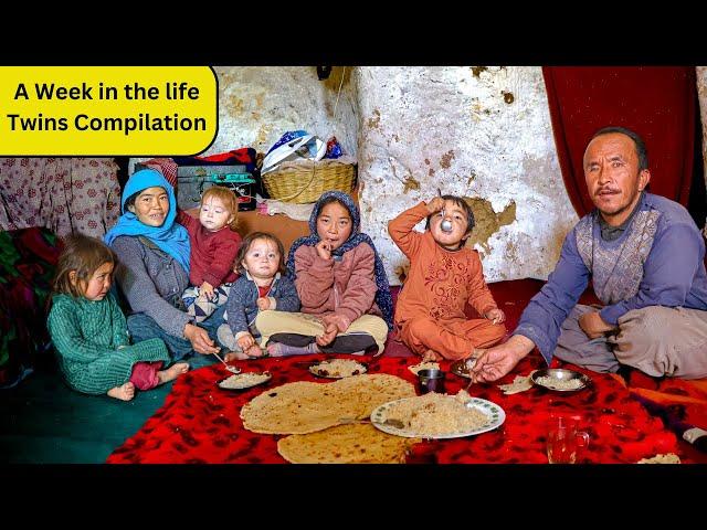 Real Life Movie 2024 | Twins Family Daily Life and Cave Cooking