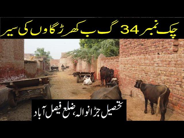 Chak 34 GB Kharar Tour Tehsil Jaranwala Faisalabad || Pakistan Village Life || Punjab Village Life