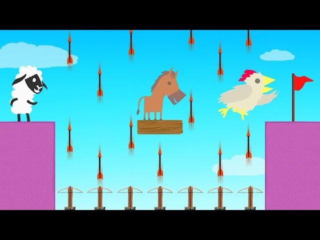 1000 ARROWS vs RUNNERS! (Ultimate Chicken Horse)