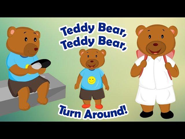 Teddy Bear Teddy Bear Turn Around | English Nursery Rhyme Song For Children