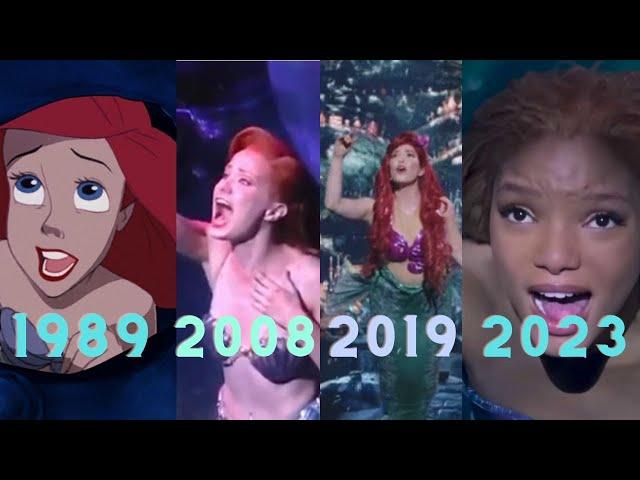 The Little Mermaid "Part Of Your World" Evolution (1989 - 2023)