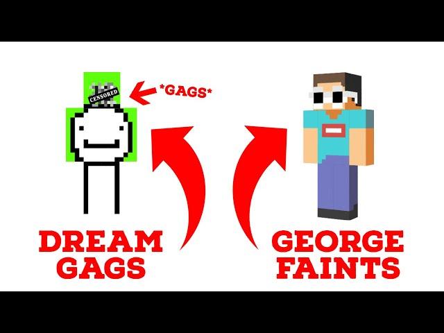 Dream GAGS From Laughing And George FAINTS | Deleted Video | *Epilepsy Warning*