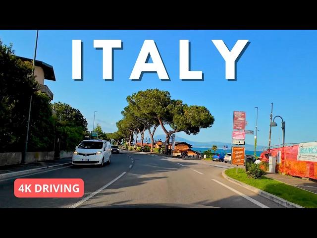Driving in Italy 4K: Lake Garda, Sirmione - April 2024