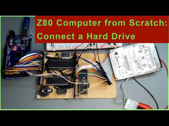 DIY Z80 Retro Computer #4: Connect a Hard Drive