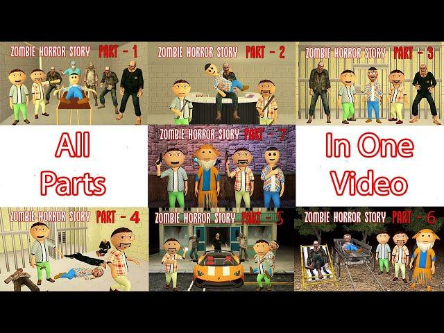 Gulli Bulli Aur Zombies Full Story In One Video | Zombie Horror Story All Parts | Make Joke Factory