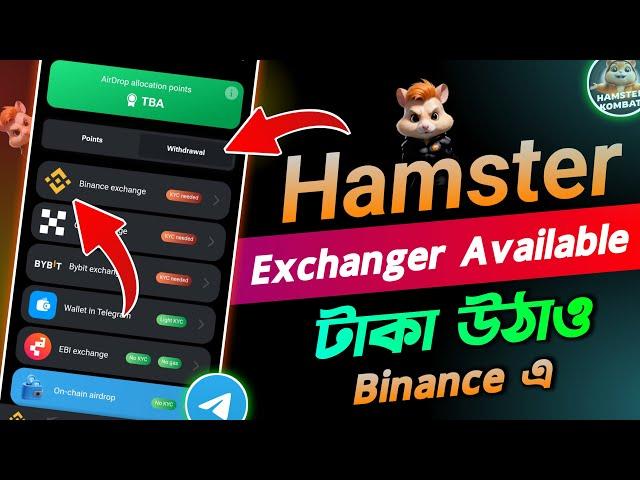 সুখবর !Hamster Kombat Withdrawal Process | Hamster Kombat New Update | Hamster Kombat Withdrawal