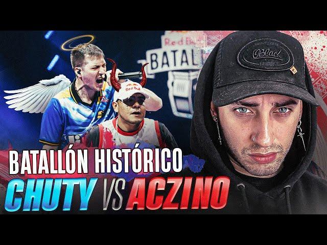 HISTÓRICO  REACCIÓN CHUTY vs ACZINO  RED BULL BATALLA INTERNACIONAL 