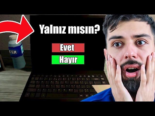 GECE 3'te SAKIN EVDE YALNIZKEN BU ANKETİ ÇÖZMEYİN !! *BENİ İZLİYOR*