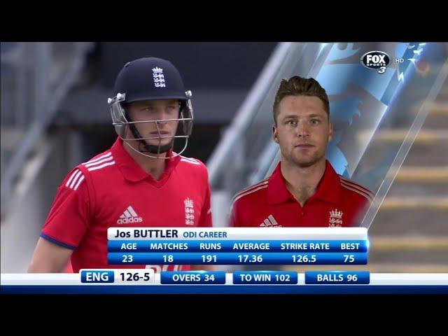 Jos Buttler match winning 65*(48) vs Australia 4th ODI 2013 at Cardiff