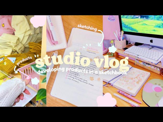 STUDIO VLOG  How I develop product ideas for my full-time etsy business